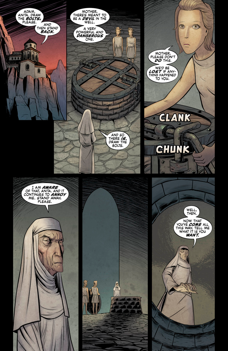 Illustration for article titled Exclusive DC preview: The Unwritten: Apocalypse #6 searches for the Holy Grail